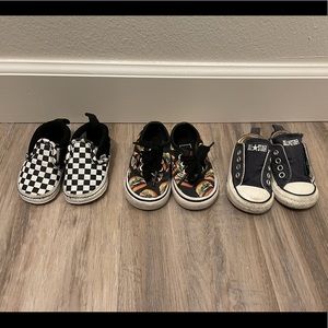 Baby Shoes Vans Converse All Star size 3 and 4
